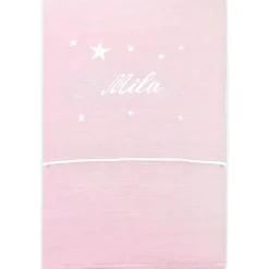 Protège carnet de santé rose (personnalisable)