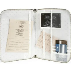 Protège carnet de santé Toile de Jouy Cream