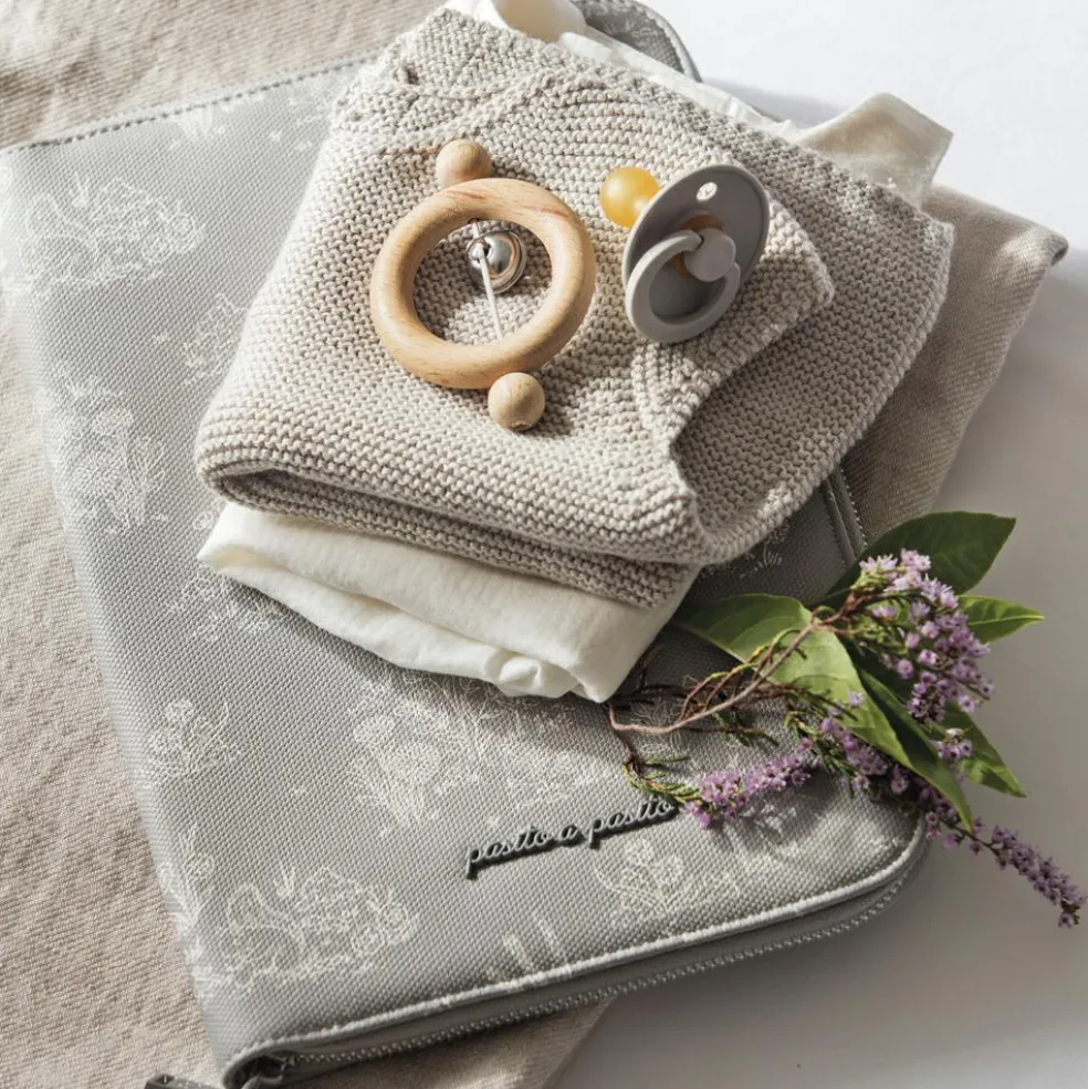 Protège carnet de santé Toile de Jouy Forest