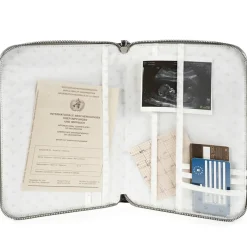 Protège carnet de santé Toile de Jouy Forest