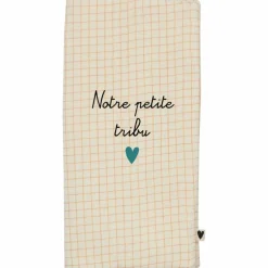 Protège livret de famille Gaze Petits Carreaux (personnalisable)