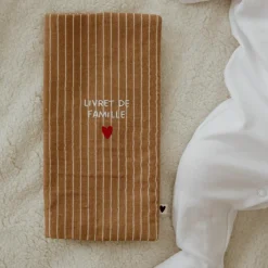 Protège livret de famille Rayures Fines (personnalisable)