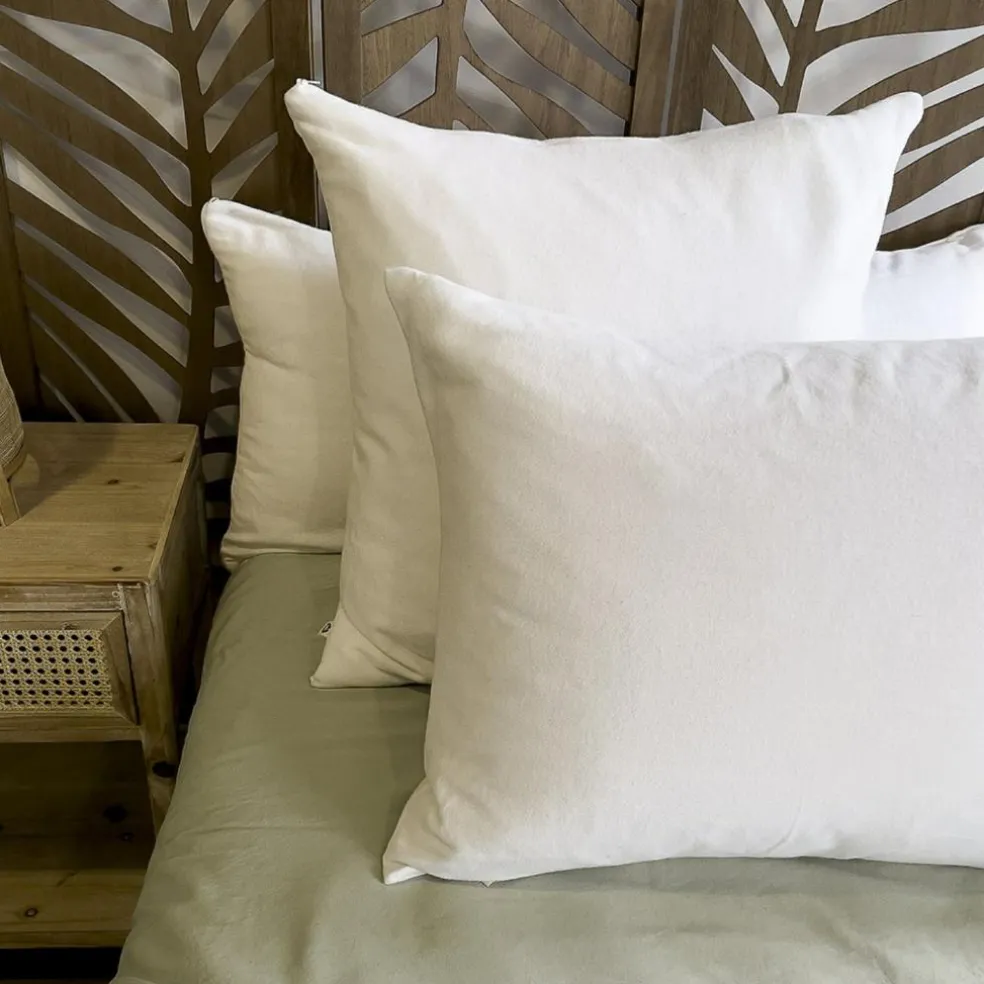 Protège oreiller flanelle de coton bio (40 x 60 cm)
