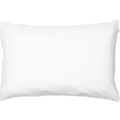 Protège oreiller imperméable en coton bio blanc (40 x 60 cm)
