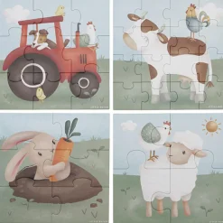 Puzzle 4 en 1 Little Farm
