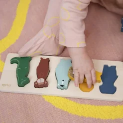 Puzzle à encastrement en bois Animaux