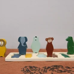 Puzzle à encastrement en bois Animaux