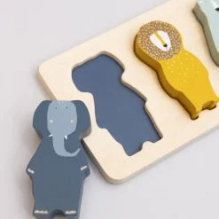 Puzzle à encastrement en bois Animaux