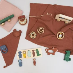 Puzzle à encastrement en bois Animaux