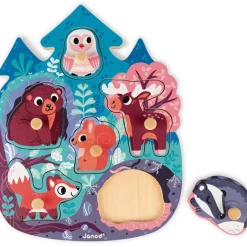 Puzzle à encastrement Happy Forest (6 pièces)