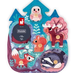 Puzzle à encastrement Happy Forest (6 pièces)