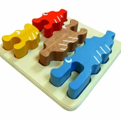 Puzzle à encastrer Crocodile (4 pièces)