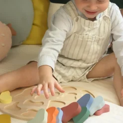 Puzzle à encastrer en bois Couleurs (14 pièces)