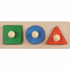 Puzzle à encastrer Montessori (3 pièces)