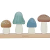 Puzzle champignons à empiler en bois FSC Forest Friends