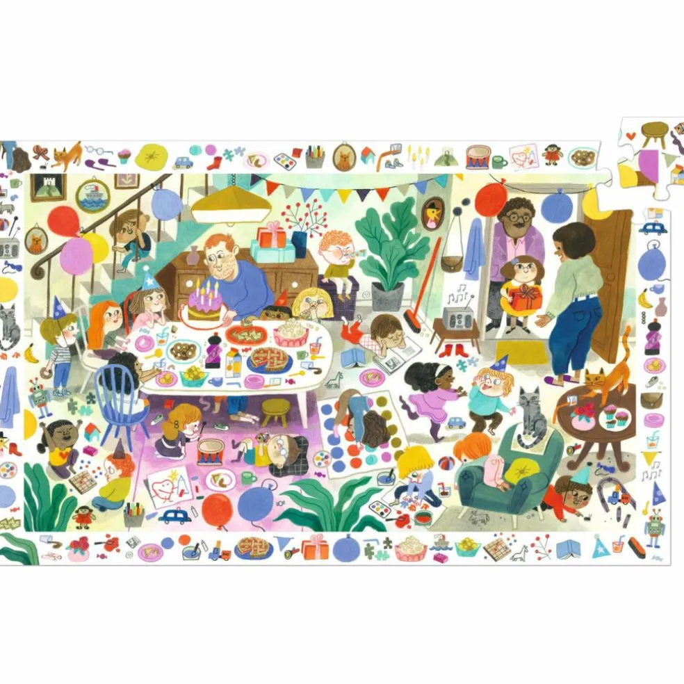 Puzzle d'observation La fête d'anniversaire (54 pièces)