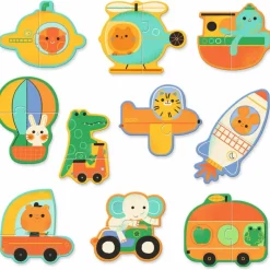 Puzzle Duo Véhicules (12 puzzles)