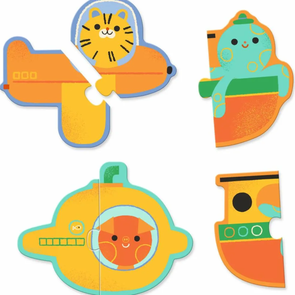 Puzzle Duo Véhicules (12 puzzles)