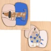 Puzzle en bois 2 pièces Little Mateys Chien-Oiseau