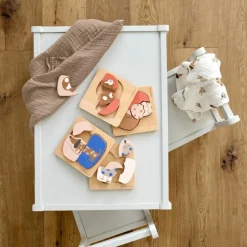 Puzzle en bois 2 pièces Little Mateys Chien-Oiseau