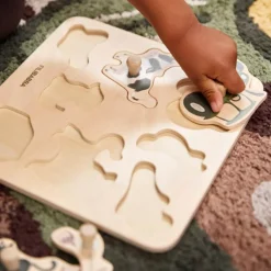 Puzzle en bois A la ferme