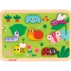 Puzzle en bois Chunky Le jardin (8 pièces)