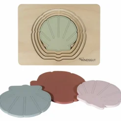 Puzzle en bois Coquillages (6 pièces)