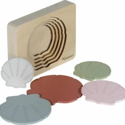 Puzzle en bois Coquillages (6 pièces)