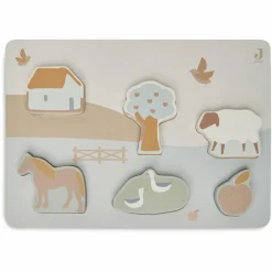 Puzzle en bois Farm (6 pièces)