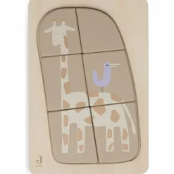 Puzzle en bois Jungle Jambo Giraffe (6 pièces)