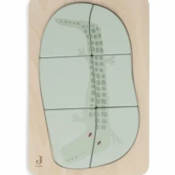Puzzle en bois Jungle Jambo Croco (6 pièces)