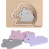 Puzzle en bois Lapin (6 pièces)