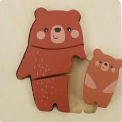 Puzzle en bois Ours (4 pièces)