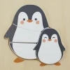 Puzzle en bois Pingouin (4 pièces)