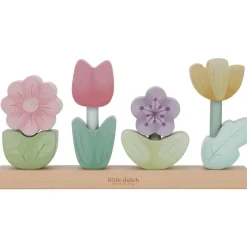 Puzzle fleurs à empiler en bois FSC Fairy Garden
