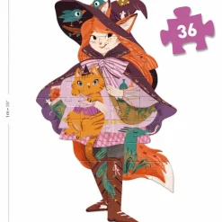 Puzzle géant Lily la sorcière (36 pcs et 1 miniature)