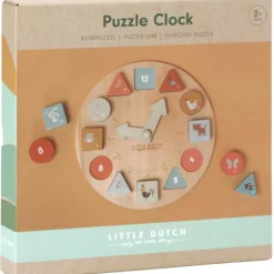 Puzzle horloge en bois Little Goose