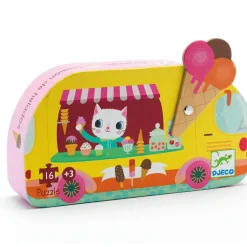 Puzzle silhouettes Le Glacier (16 pièces)