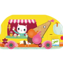 Puzzle silhouettes Le Glacier (16 pièces)