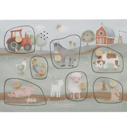 Puzzle sonore en bois Little Farm