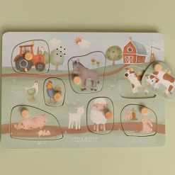 Puzzle sonore en bois Little Farm
