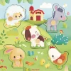 Puzzle tactile en bois Ferme (5 pièces)