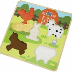 Puzzle tactile Ferme (5 pièces)