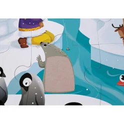 Puzzle tactile La vie sur la banquise (20 pièces)