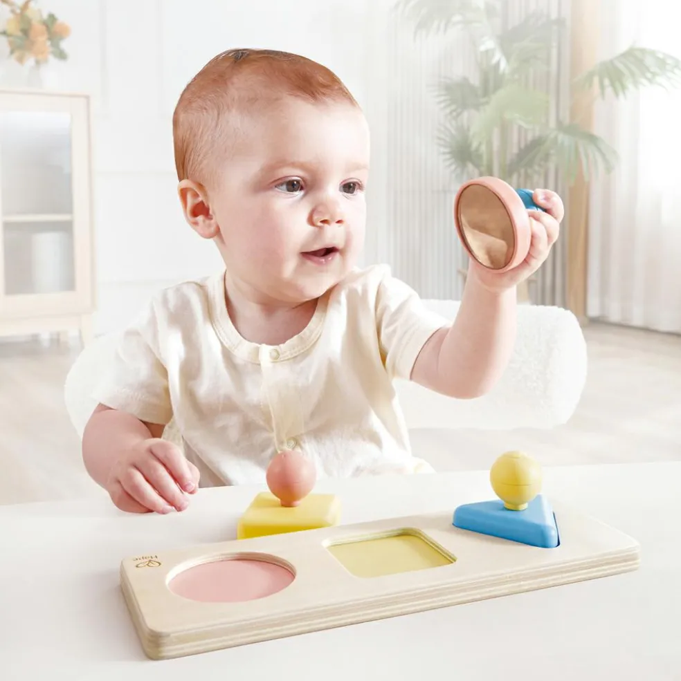 Puzzle trieur de formes Montessori en riz