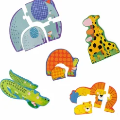 Puzzles évolutifs animaux Les Toupitis (20 pièces)
