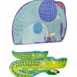 Puzzles évolutifs animaux Les Toupitis (20 pièces)