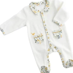 Pyjama chaud à col végétal Promenons-nous (1 mois)