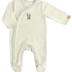Pyjama chaud rayures vertes Botanica (naissance)