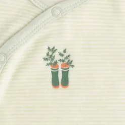 Pyjama chaud rayures vertes Botanica (naissance)